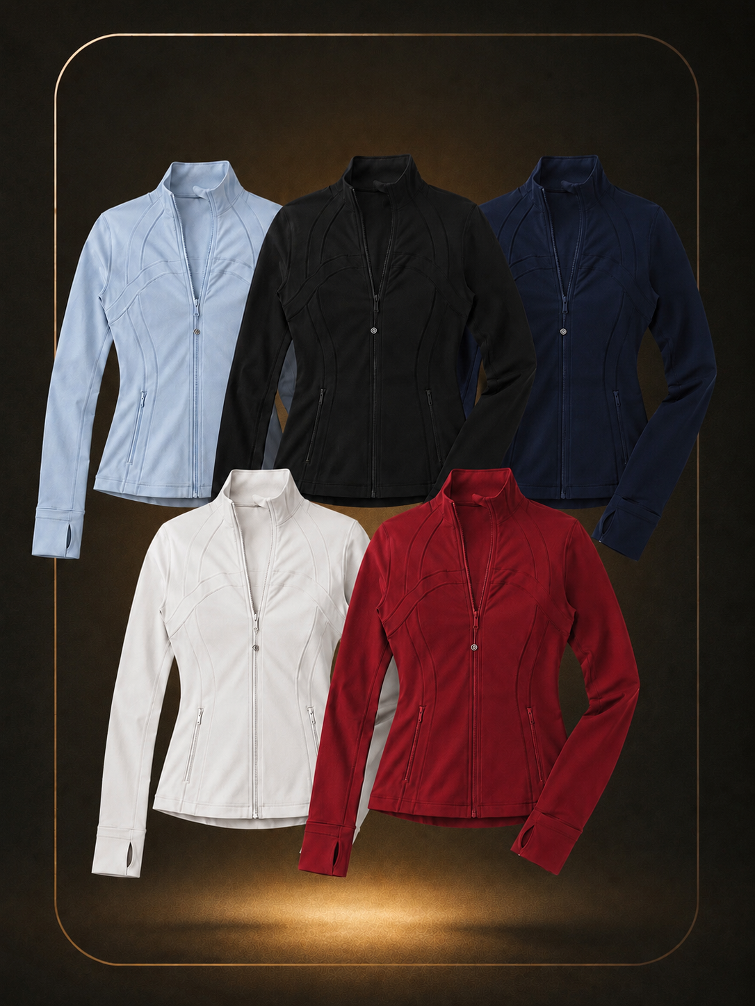 Fitted Zip-Up Active Jacket Supplier